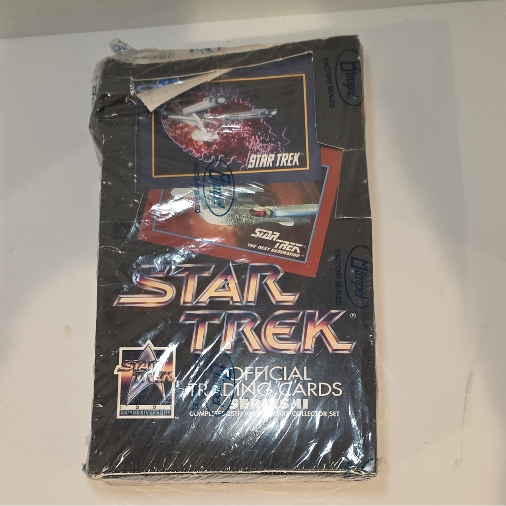 1991 Star Trek 25th Anniversary Series II Trading Card Box Factory Sealed Impel - Picture 4 of 4